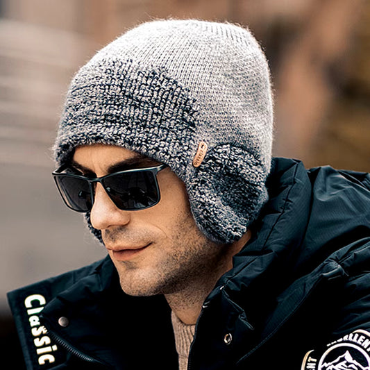 MuffBeanie - Mens' Knitted Winter Beanie