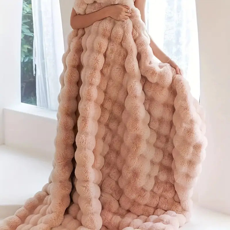 Ultra-Soft Bubble Blanket